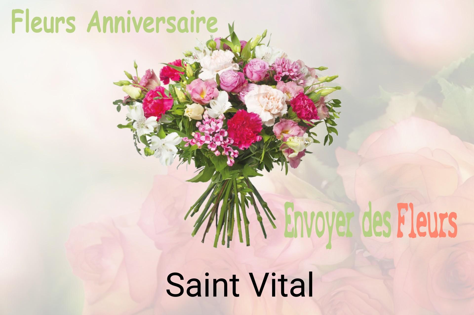Bouquet de fleurs d’anniversaire livré à Saint-Vital